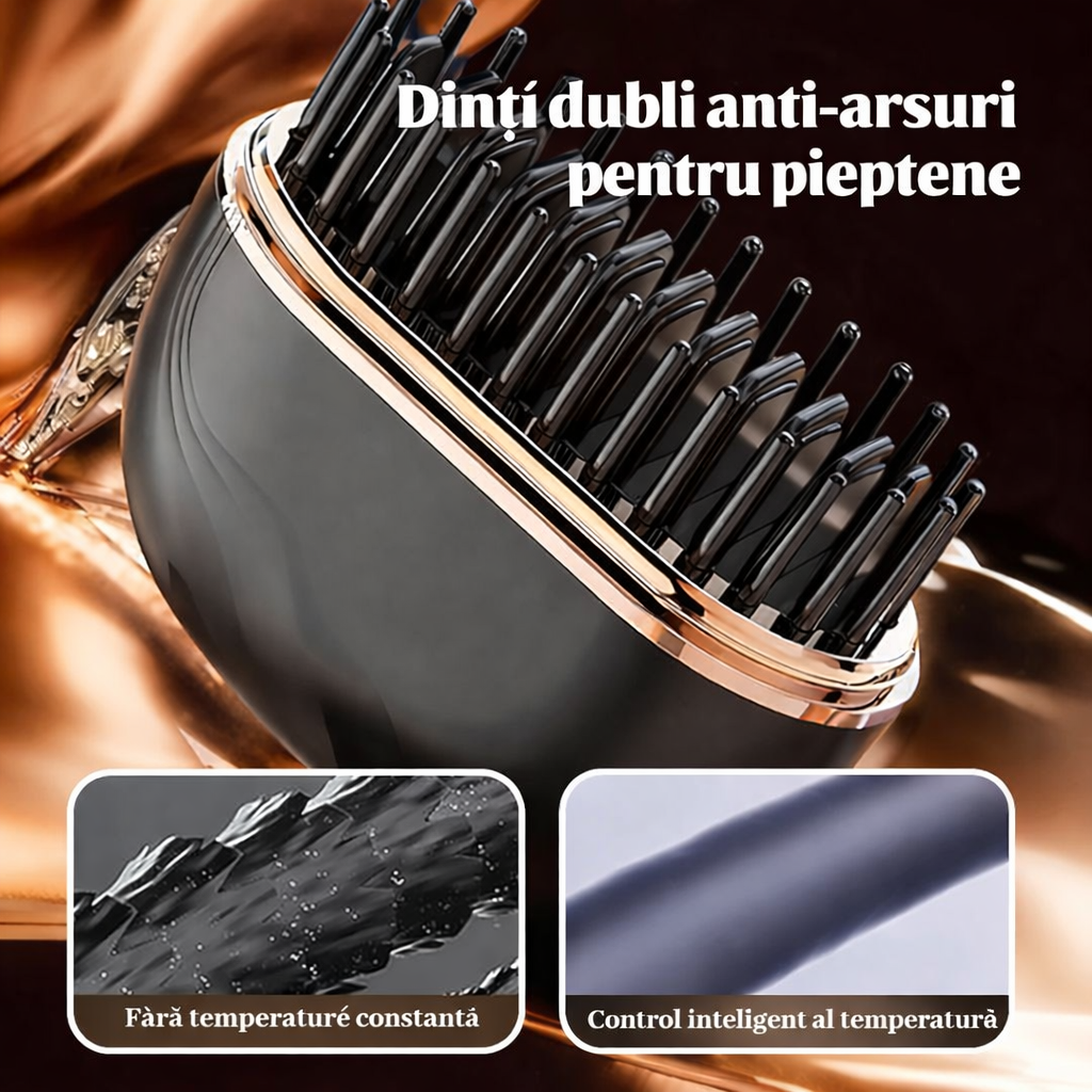 Perie Compactă pentru Descurcarea Părului cu Husă de Protecție